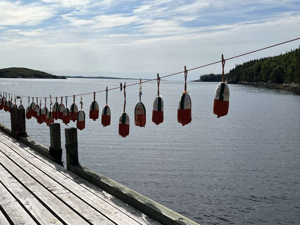 Wharf and buoys