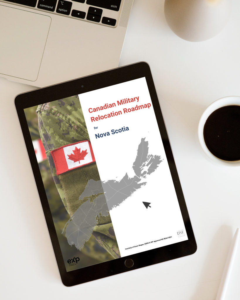 Nova Scotia Military Relocation guide cover by Dawn Magee