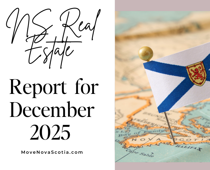 blog cover by Dawn Magee with map and flag of Nova Scotia