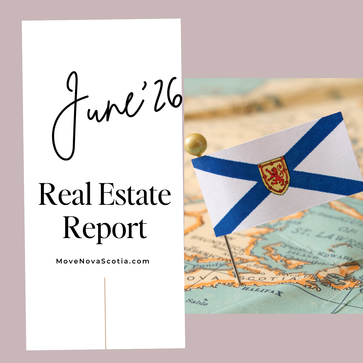 blog cover for Nova Scotia Real estate report for June