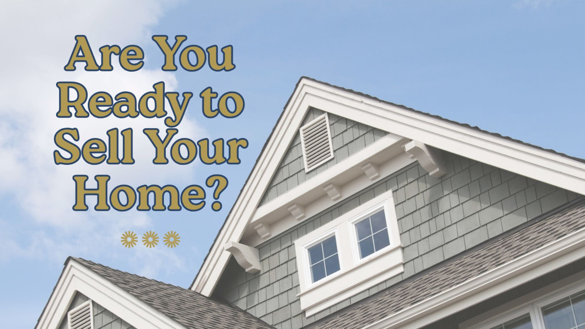 Roof line with text Are you ready to sell