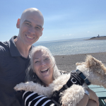 First Beach Parrsboro NS Steve, Dawn and Max